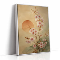 Cherry Blossoms Dance With Setting Sun