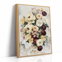 Bouquet on Weathered Stone