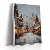 Twinkling Lights and Frosted Streets