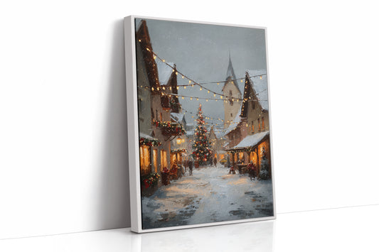 Twinkling Lights and Frosted Streets