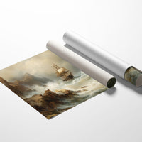 Seafarer's Tale Among Leather Spines