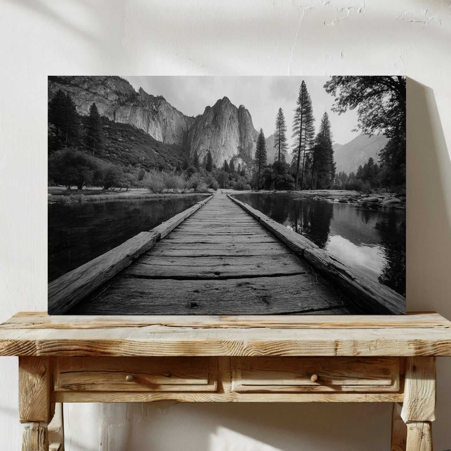 Wooden Path To Mountain Majesty