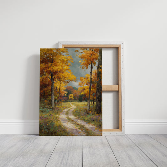 Maple Trees Guide The Winding Path