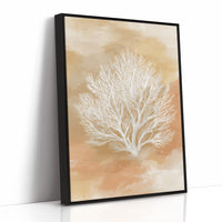 Ivory Branches On Golden Canvas