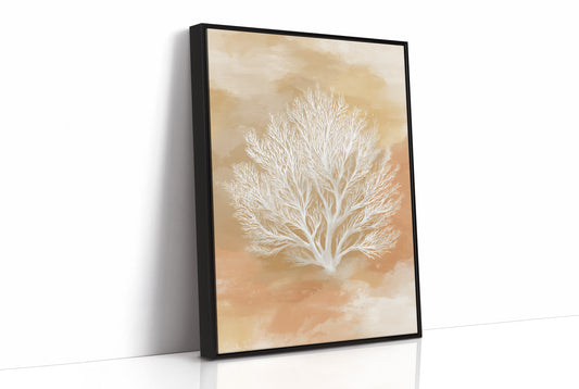 Ivory Branches On Golden Canvas