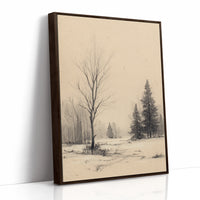 When Silence Paints the Frost