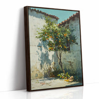 Oranges Beneath the Sunlit Wall