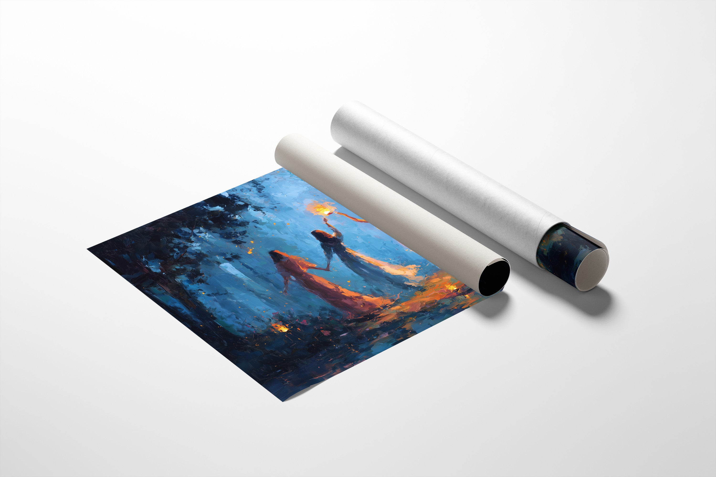 Lanterns Held By Twilight Sisters