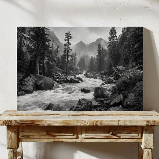 Wild Waters Carve Mountain Memories