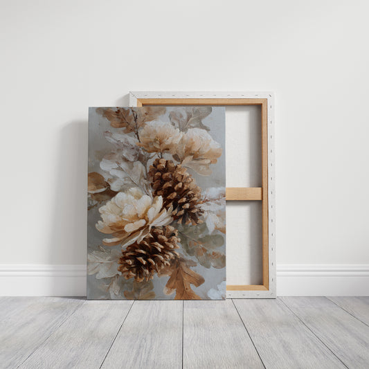 Pine Cones Dance In Winter Light