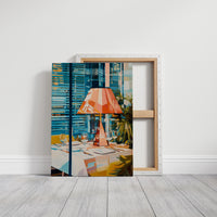 Coral Lamp Lights Summer Evening
