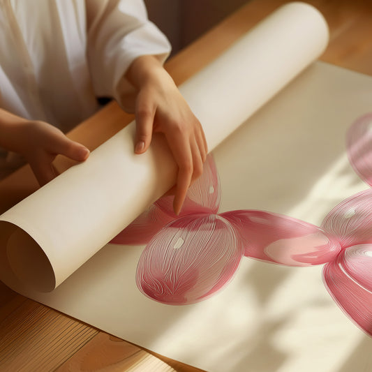 Balloon Pup, Etched in Pink