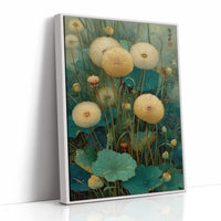 Dandelions Dance In Jade Waters