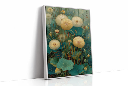 Dandelions Dance In Jade Waters
