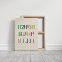 Pastel Letters Dance Like Spring Brush Your Teeth