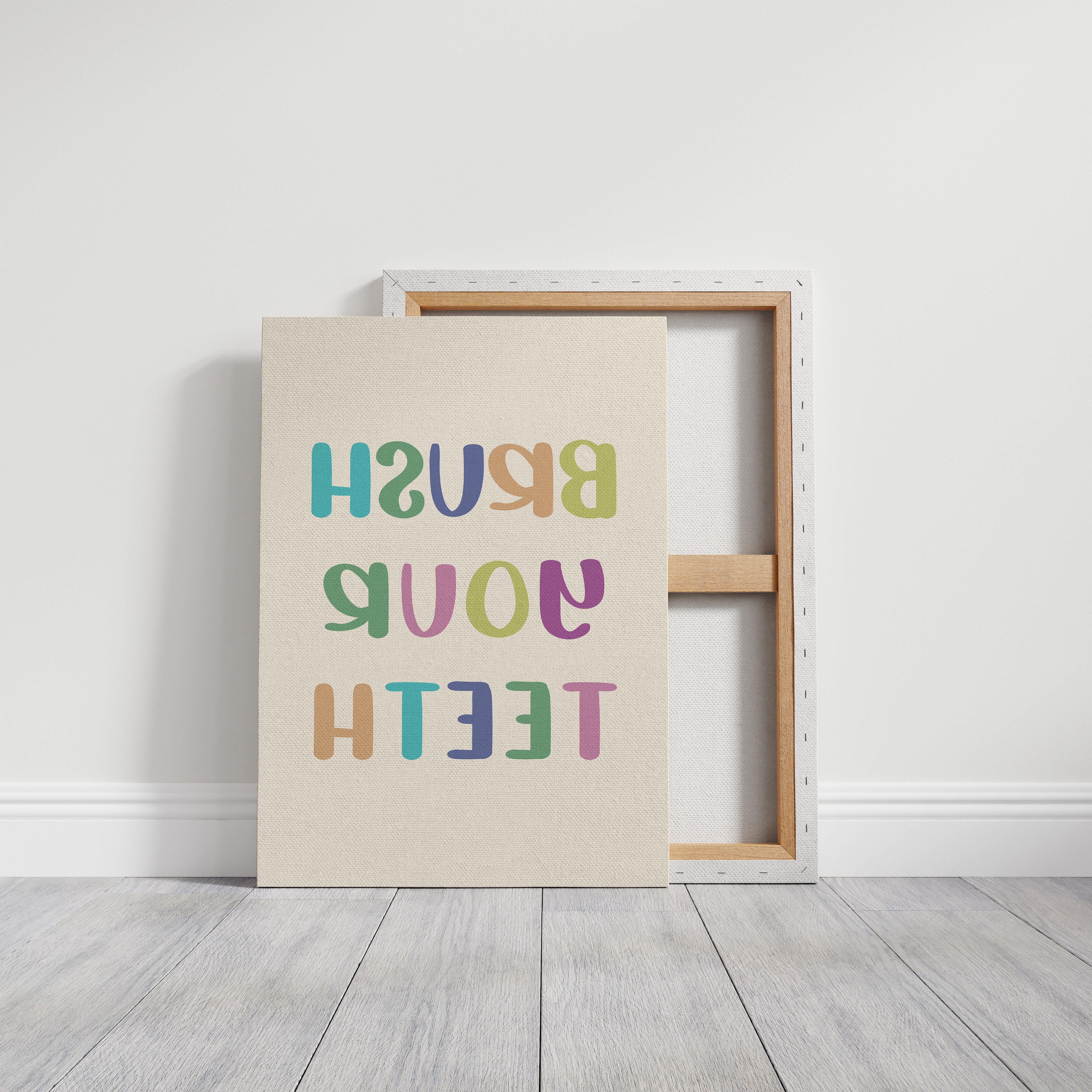 Pastel Letters Dance Like Spring Brush Your Teeth