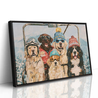 Puppy Joins the Chairlift Crew