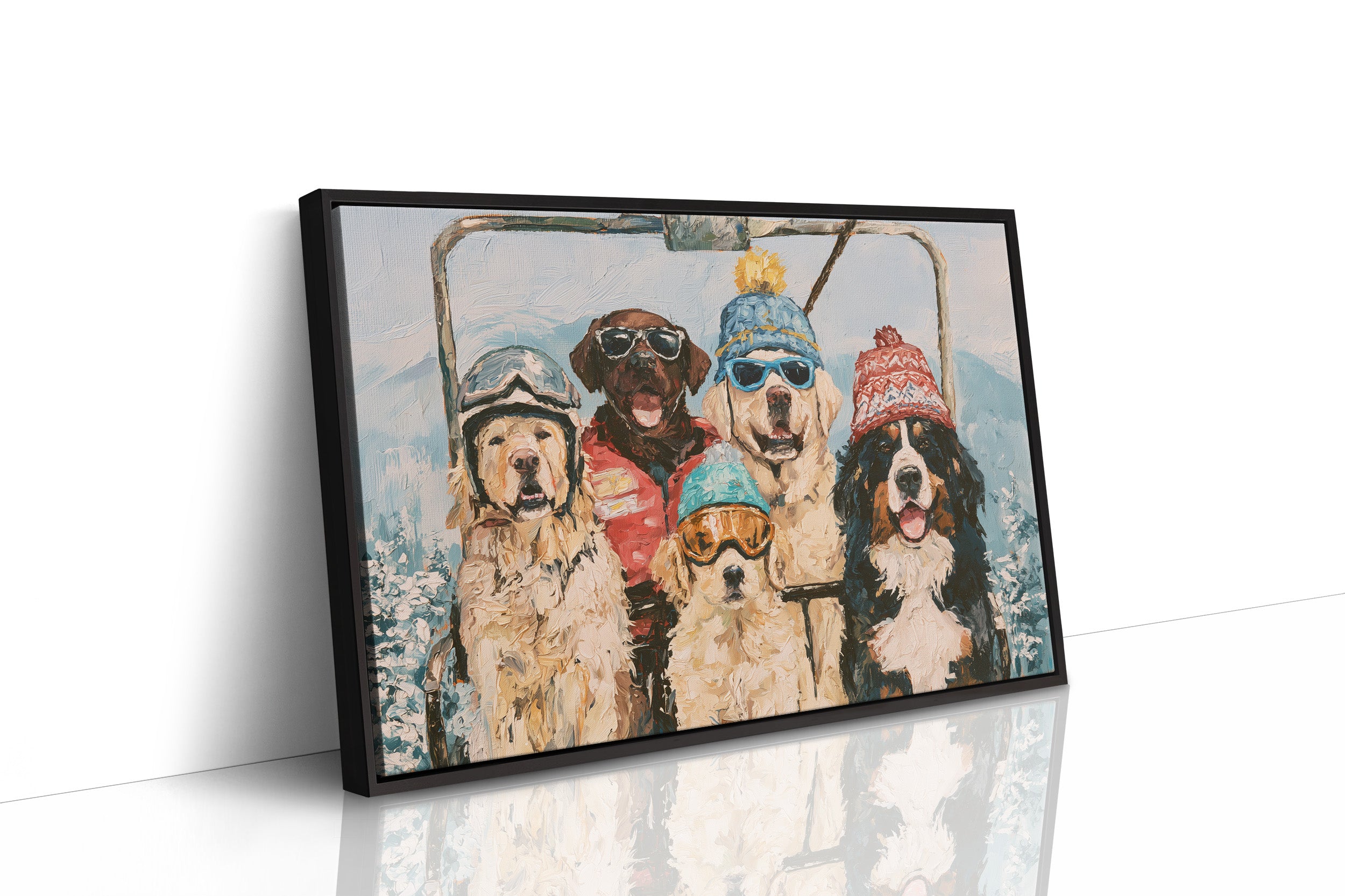 Puppy Joins the Chairlift Crew