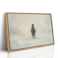 Black Horse Through the Mist