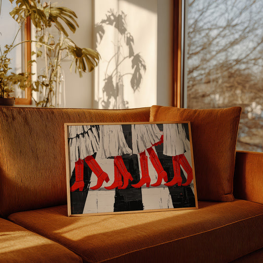 Red Boots March Into Forever