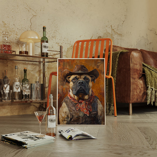 Bullmastiff Sheriff of the High Plains