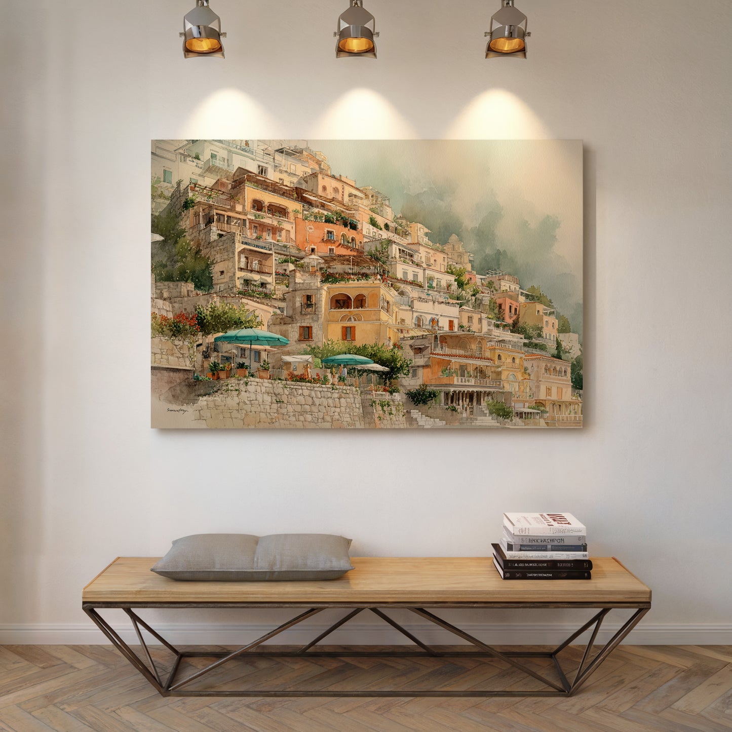 Sunlit Terraces Along Amalfi's Edge