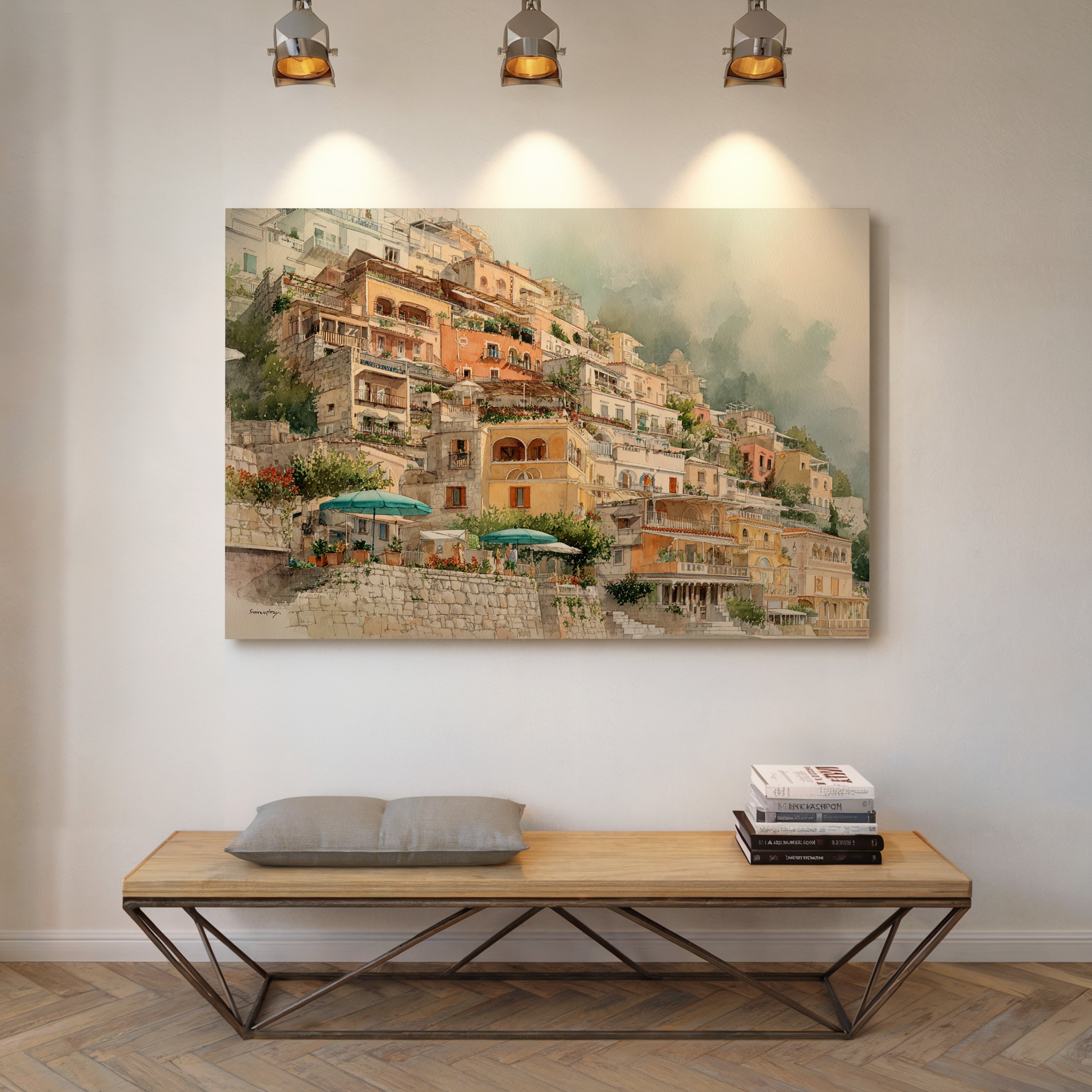 Sunlit Terraces Along Amalfi's Edge