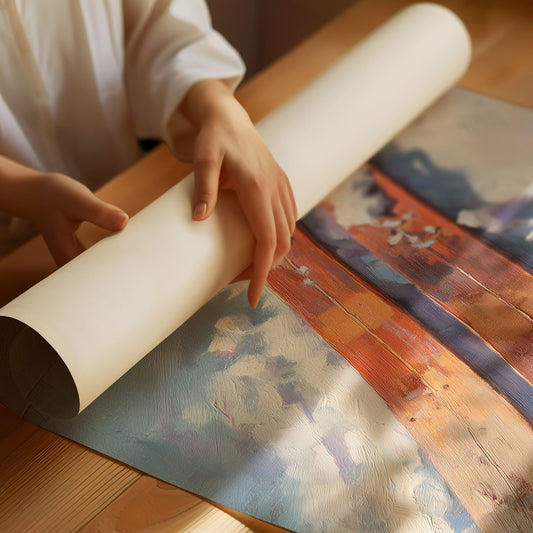 Vintage Skis Chase Winter Clouds