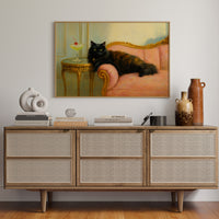 Regal Cat with a Cherry Martini