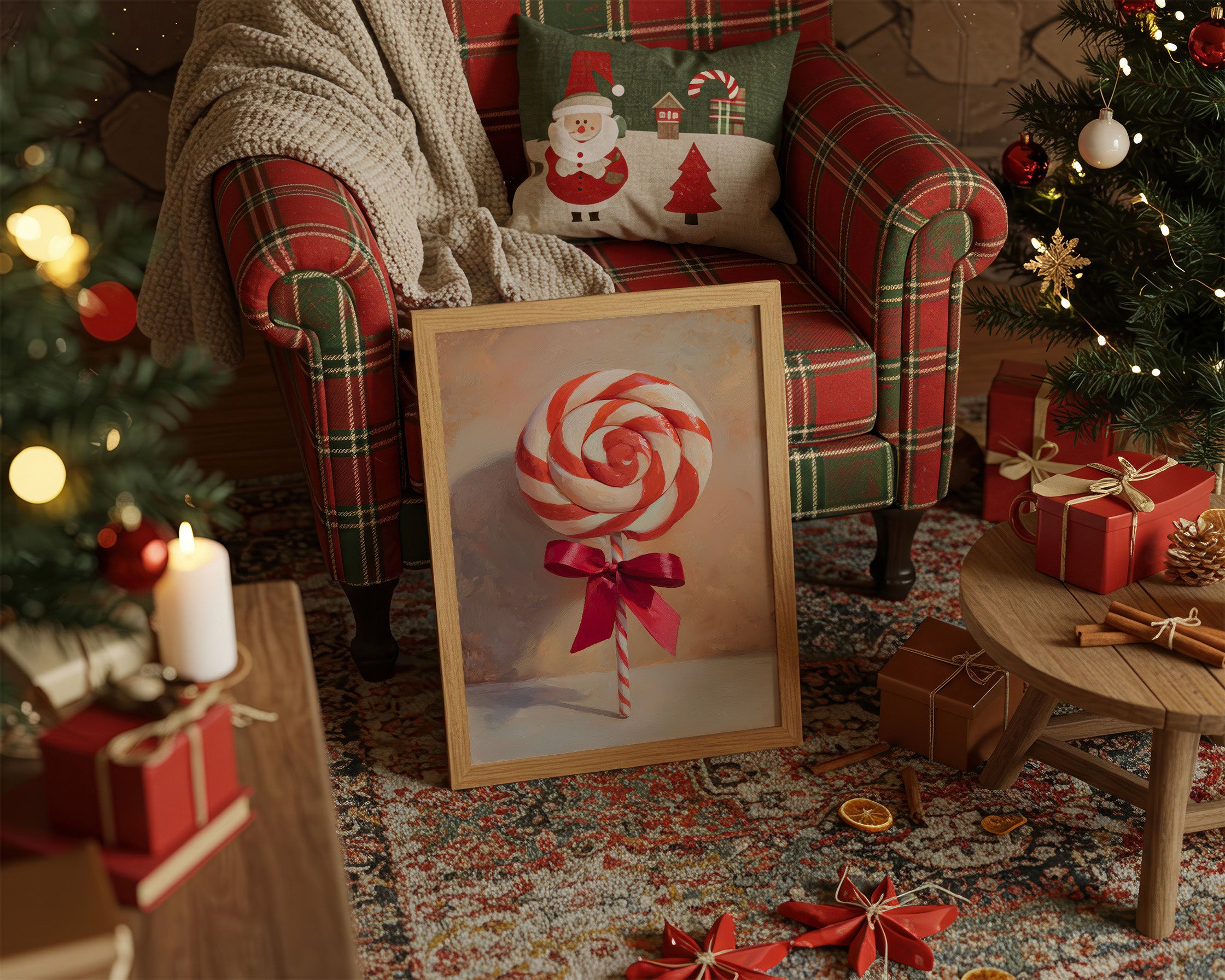 Peppermint Dreams On Christmas Morning