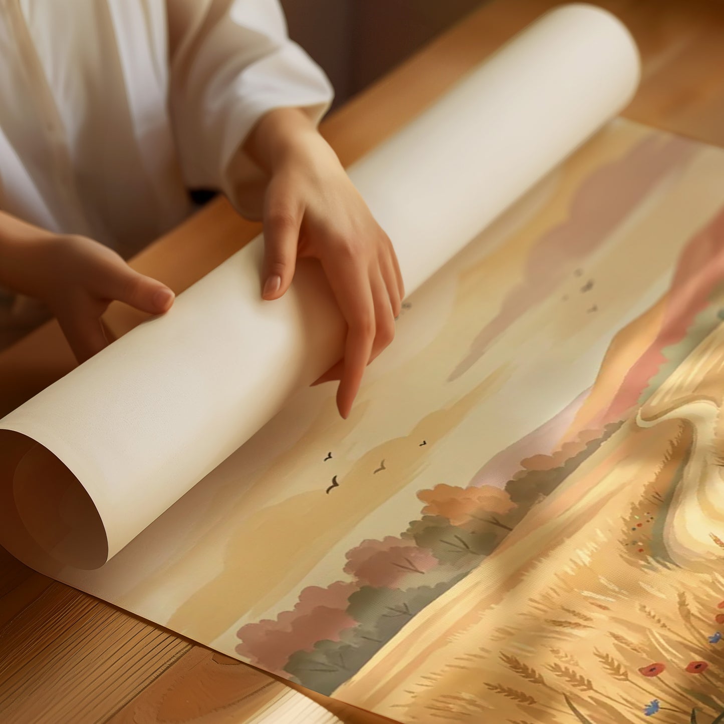 Joy Comes in the Morning: Harvest Scripture Print