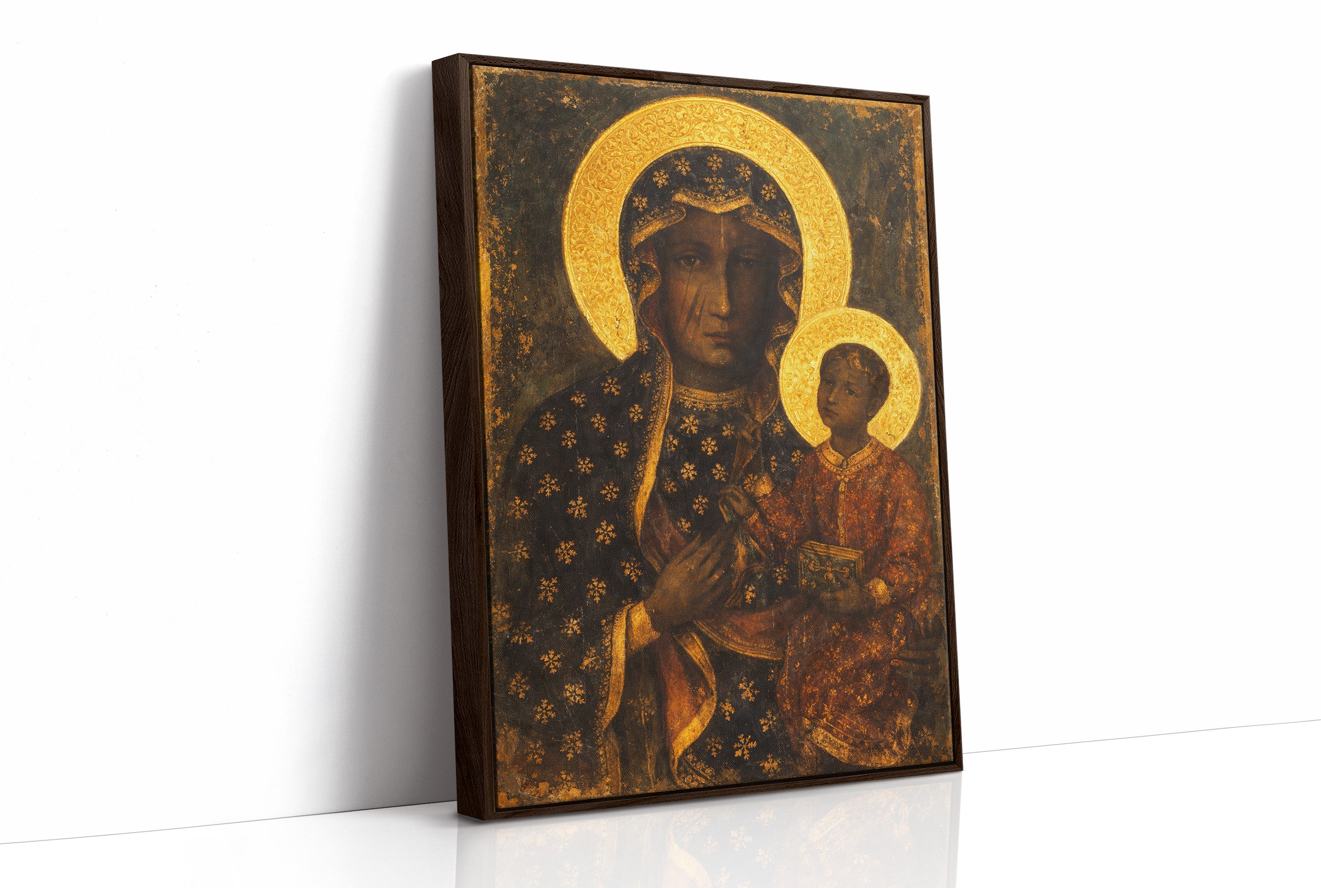 Byzantine Tears in Golden Halos