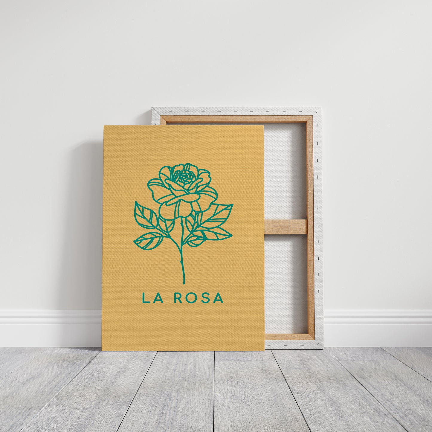 Turquoise Petals Dance Through Amber