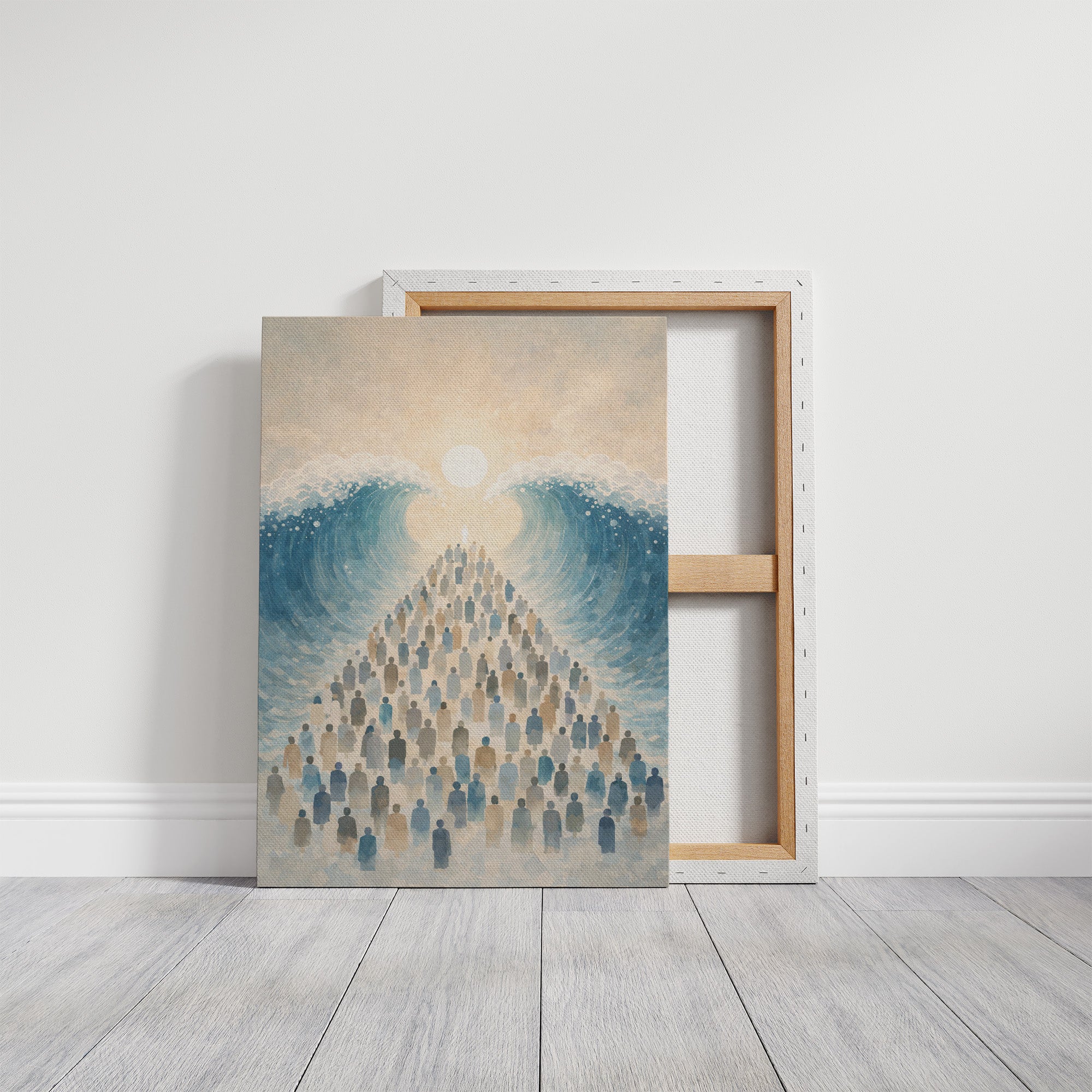 Exodus Through Parted Waters