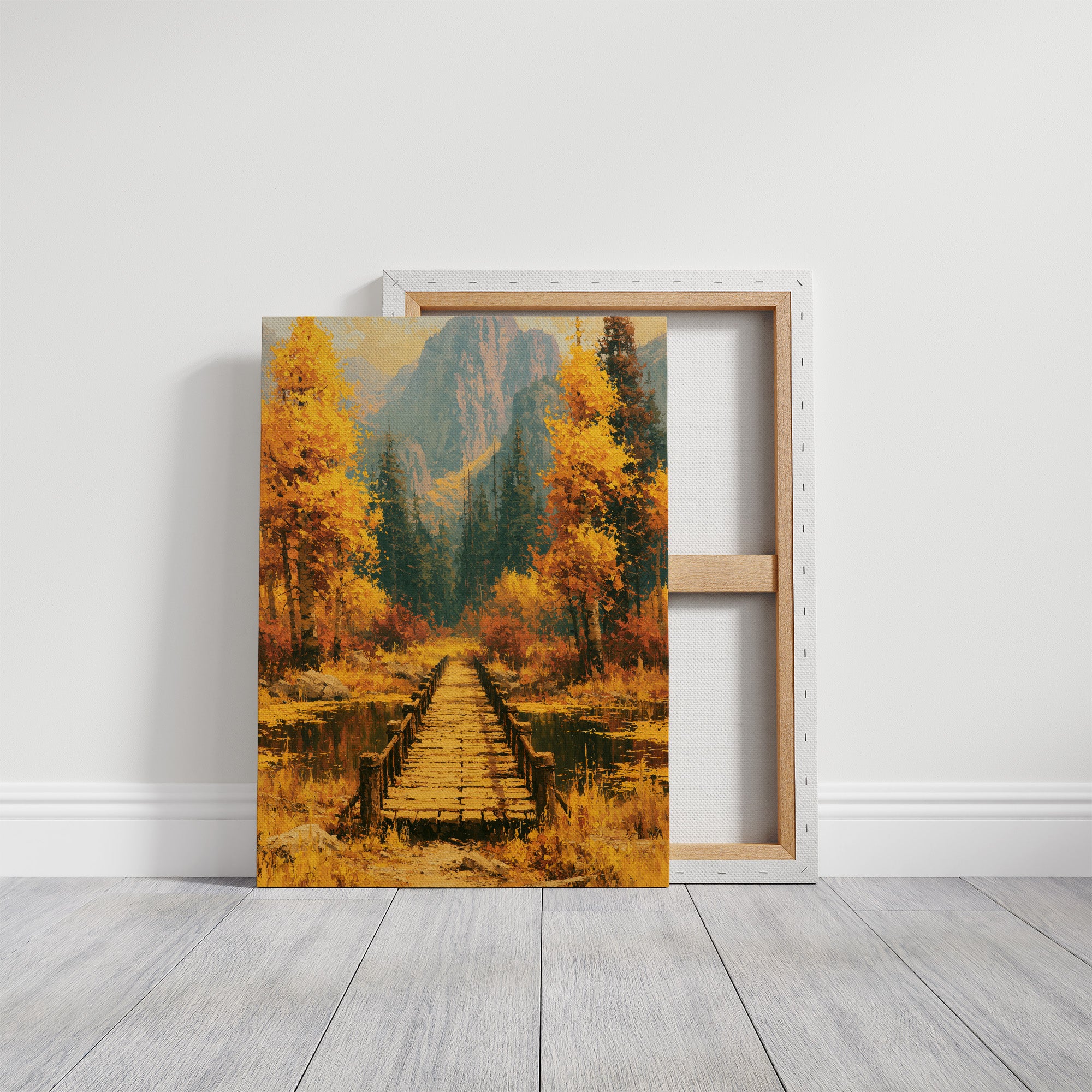 Golden Boardwalk to the Peaks