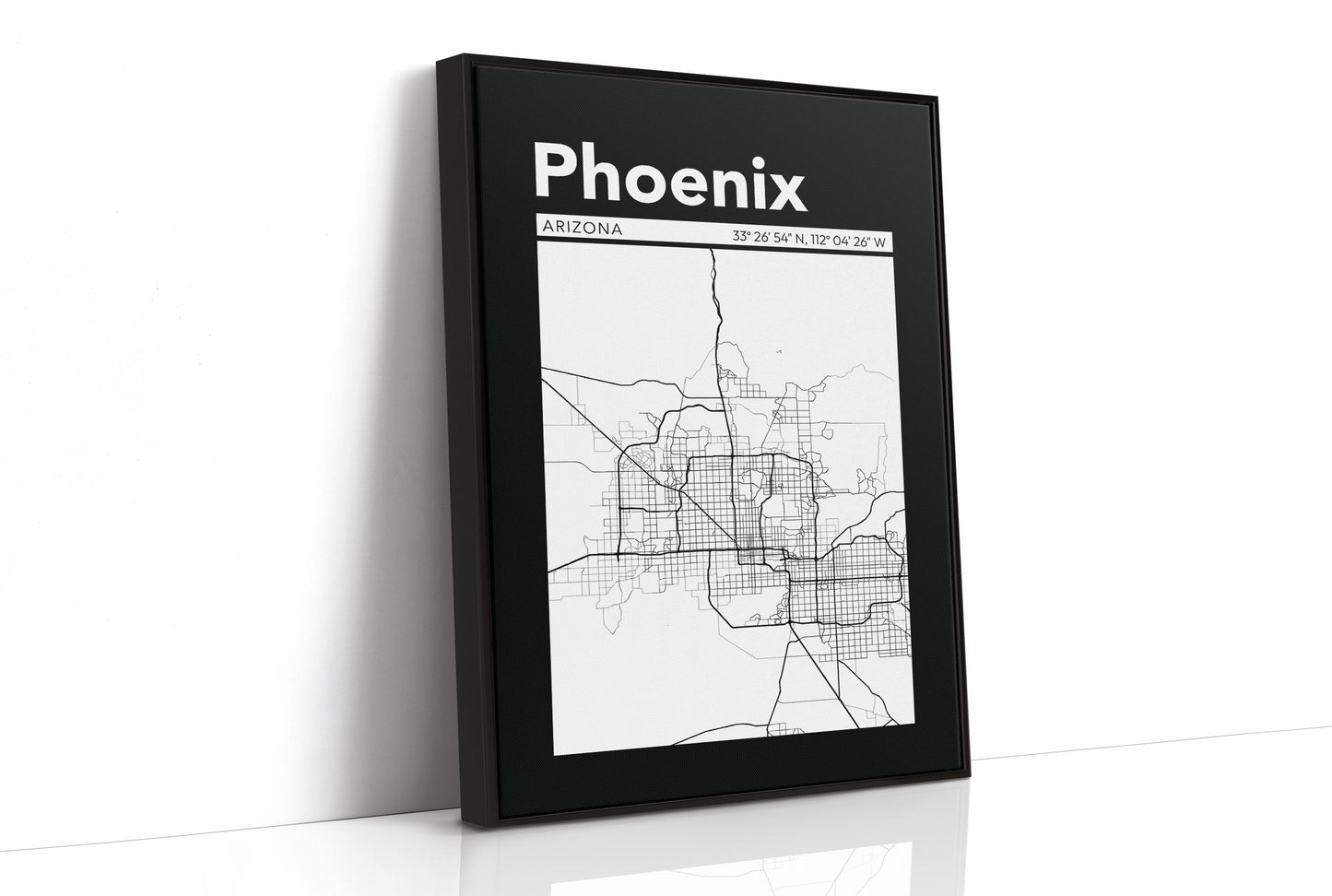 Phoenix, Mapped in Black