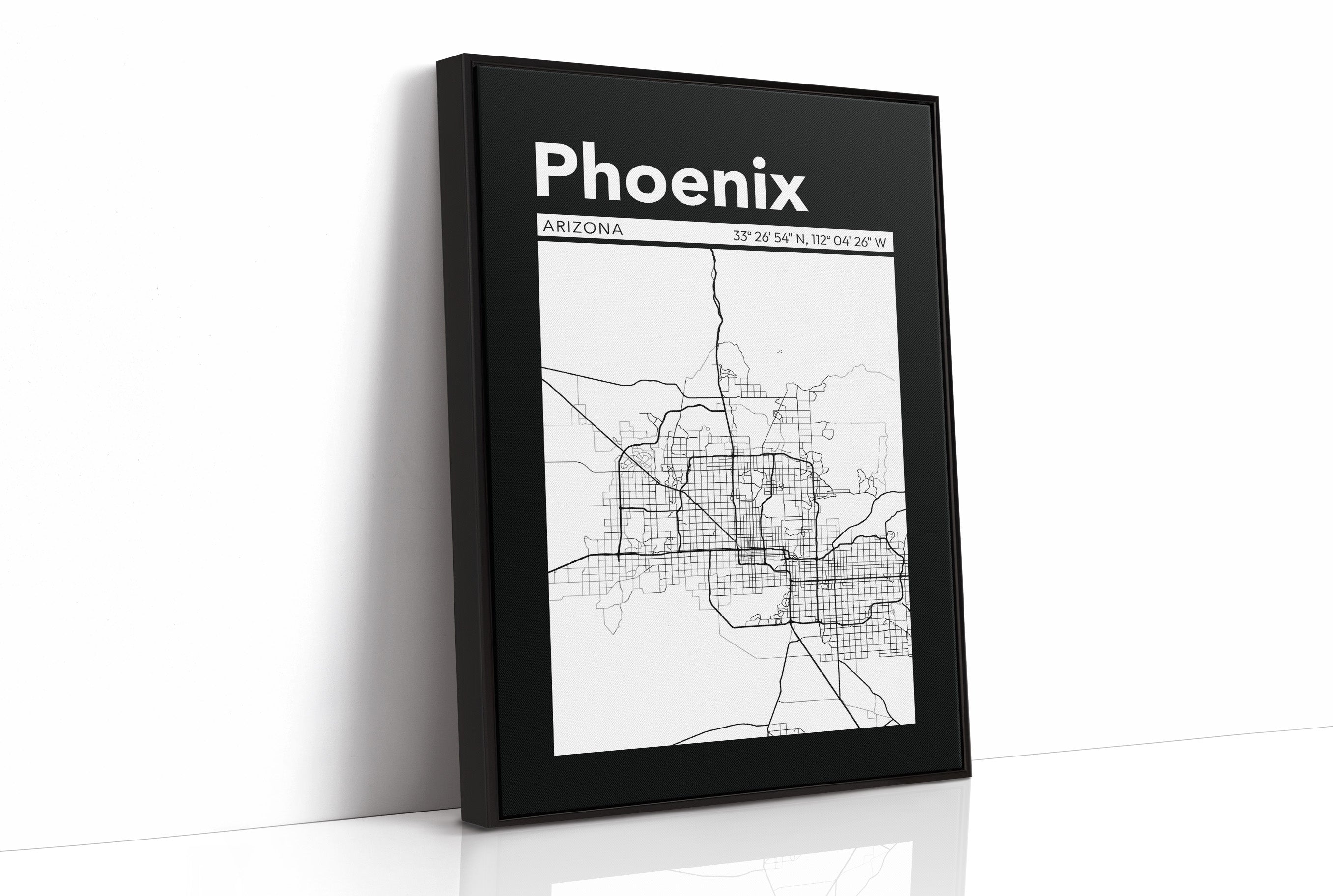 Phoenix, Mapped in Black