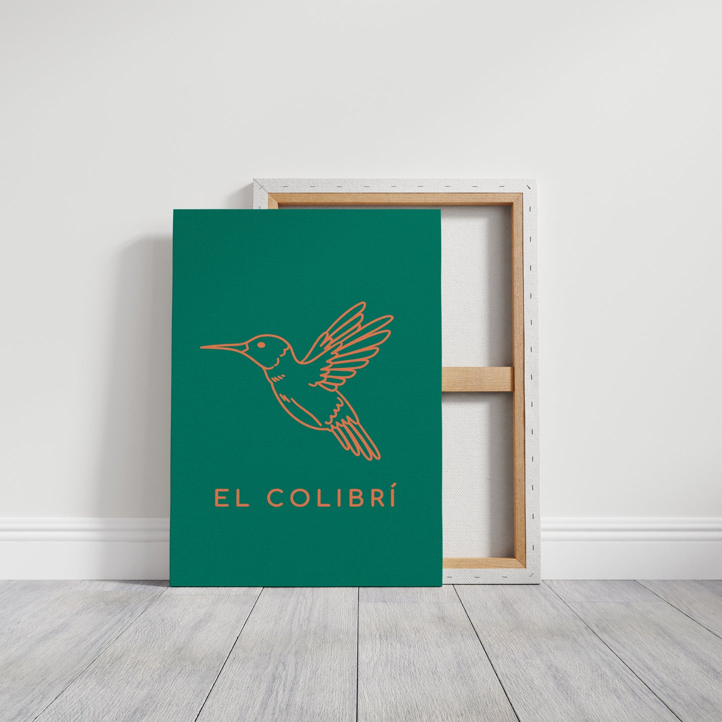 Coral Wings Dance Through Emerald Skies