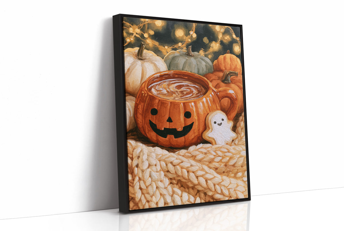 Snaggletooth Sips And Sweet Treats, print in a black frame