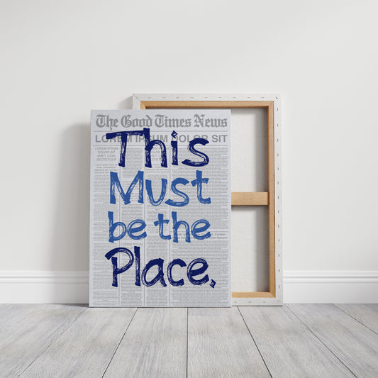 Blue Letters Find Their Home