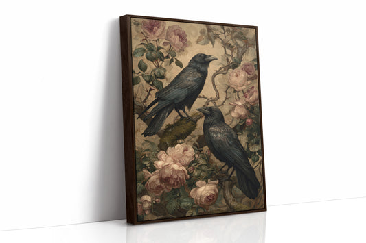 In Bloom With Midnight Feathers