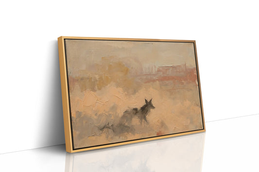 Coyote in the Sandstone Haze