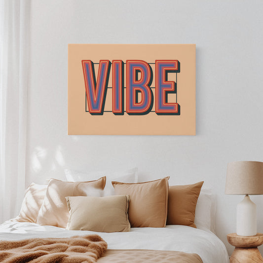 Retro VIBE Gradient Typography