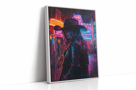 Cowgirl Noir in Neon Lights
