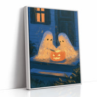 Two Ghosts, One Pumpkin