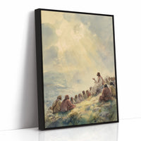 Sunlit Gathering On Hillside Heights