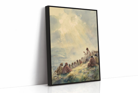 Sunlit Gathering On Hillside Heights