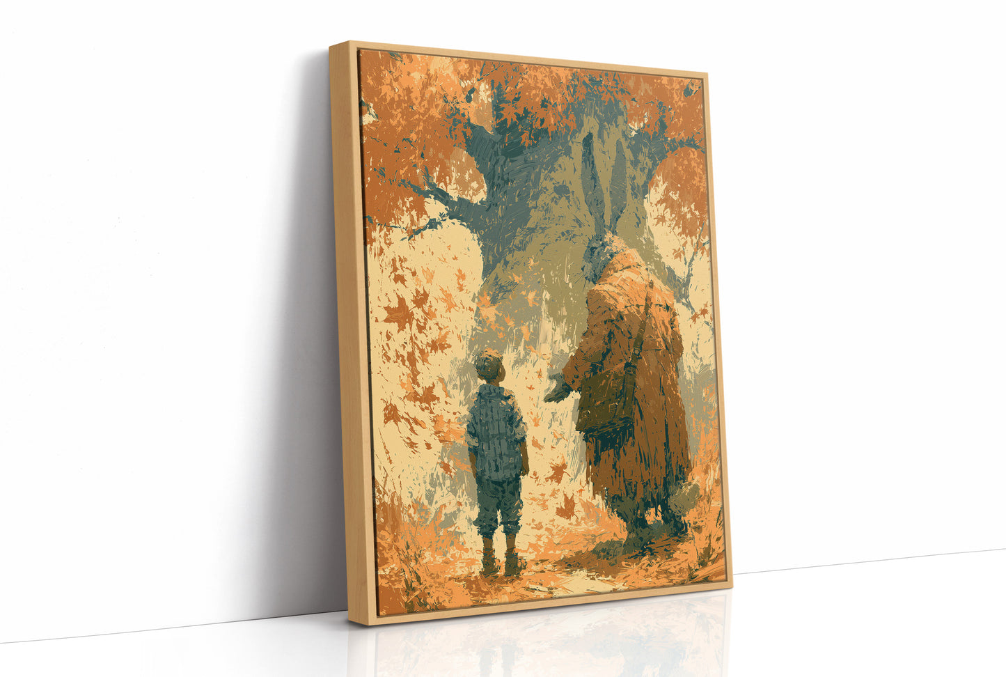 An Offered Hand, An Amber Wood