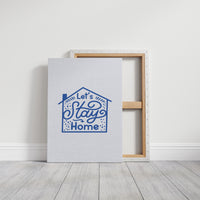Cozy Letters Dance In Blue