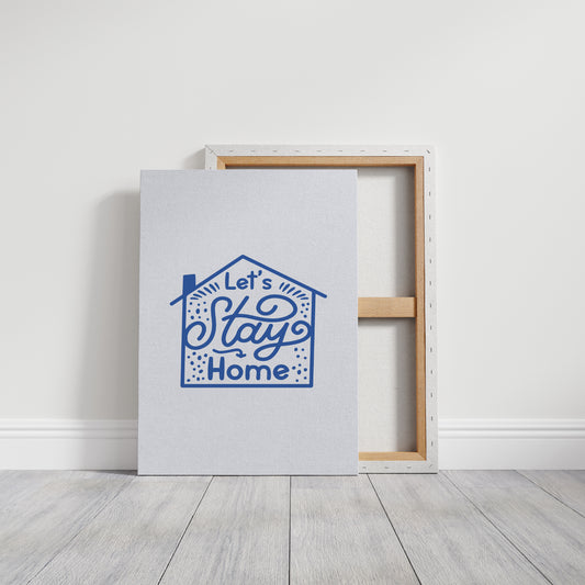 Cozy Letters Dance In Blue